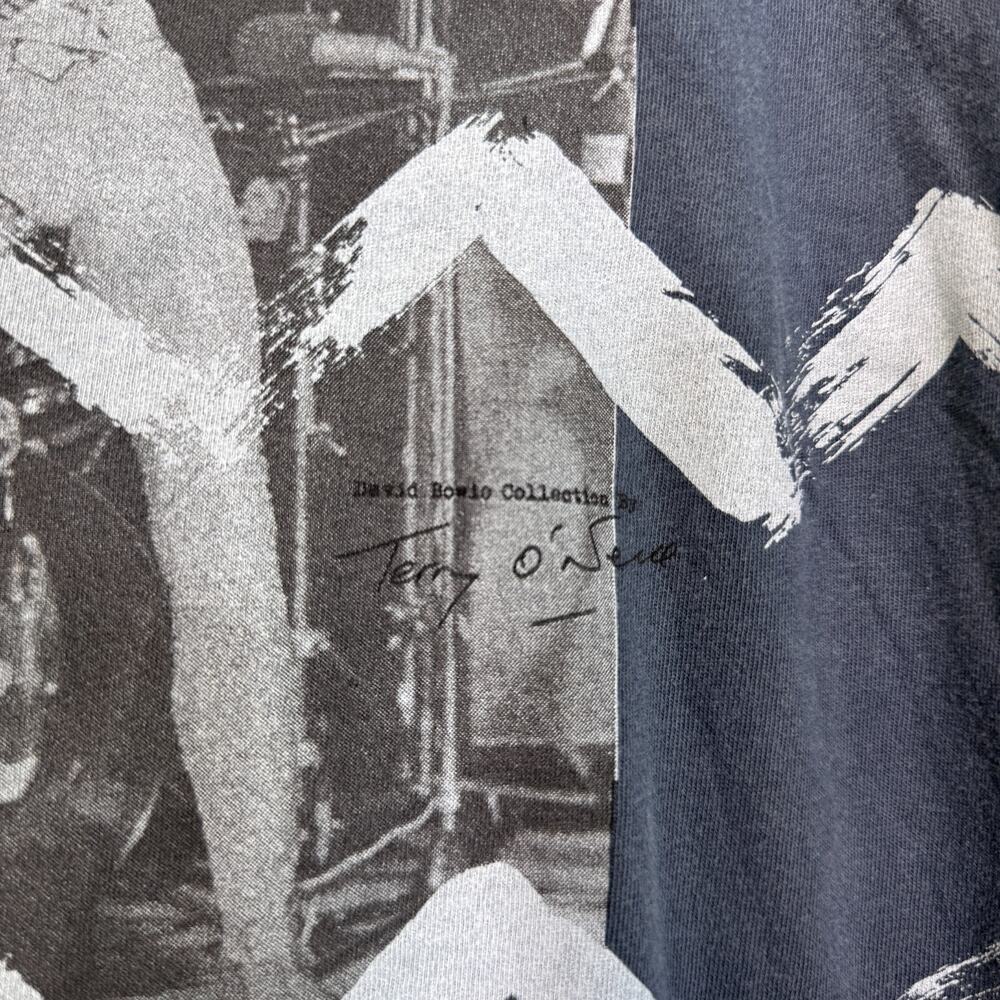 David Bowie Shirt Men Large XL Terry Oneill Graphic Tshirt Vintage Concert Tees - Picture 5 of 9